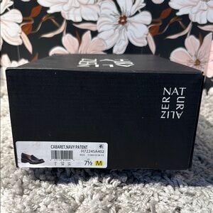 Naturalizer Cabaret Navy Patent Shoes